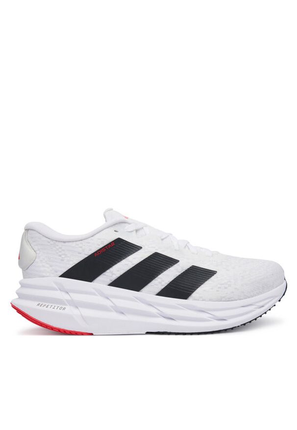 Adidas - adidas Buty do biegania adistar 4 JR0317 Biały. Kolor: biały. Materiał: materiał