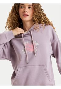 Roxy Bluza Perfect Place Brushed ERJFT05032 Fioletowy Regular Fit. Kolor: fioletowy. Materiał: bawełna #4