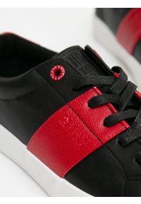 Big-Star - Trampki męskie czarne ze skóry ekologicznej JJ174183 906. Okazja: na co dzień, do pracy, na spotkanie biznesowe. Kolor: czarny. Materiał: skóra ekologiczna. Styl: casual, klasyczny, biznesowy #3