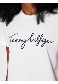 TOMMY HILFIGER - Tommy Hilfiger T-Shirt Heritage Crew Neck Graphic Tee WW0WW24967 Biały Regular Fit. Kolor: biały. Materiał: bawełna #2