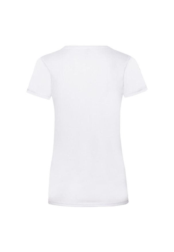 FRUIT OF THE LOOM - Koszulka Damska Valueweight 160. Kolor: biały. Sport: turystyka piesza