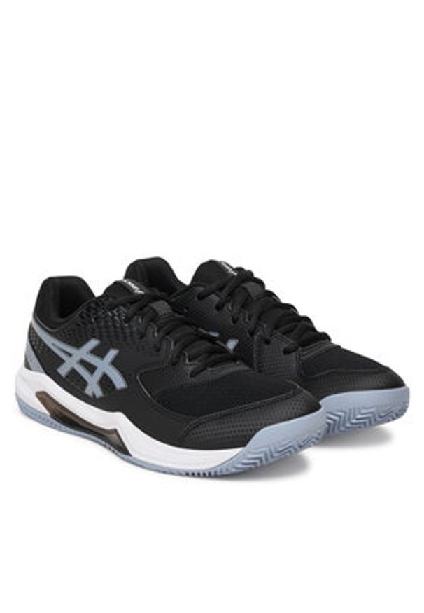 Asics Buty do tenisa Gel-Dedicate 8 Clay 1041A448 Czarny. Kolor: czarny. Materiał: skóra. Sport: tenis