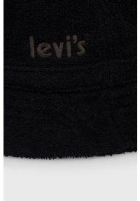 Levi's® - Levi's kapelusz bawełniany kolor czarny bawełniany. Kolor: czarny. Materiał: bawełna #4