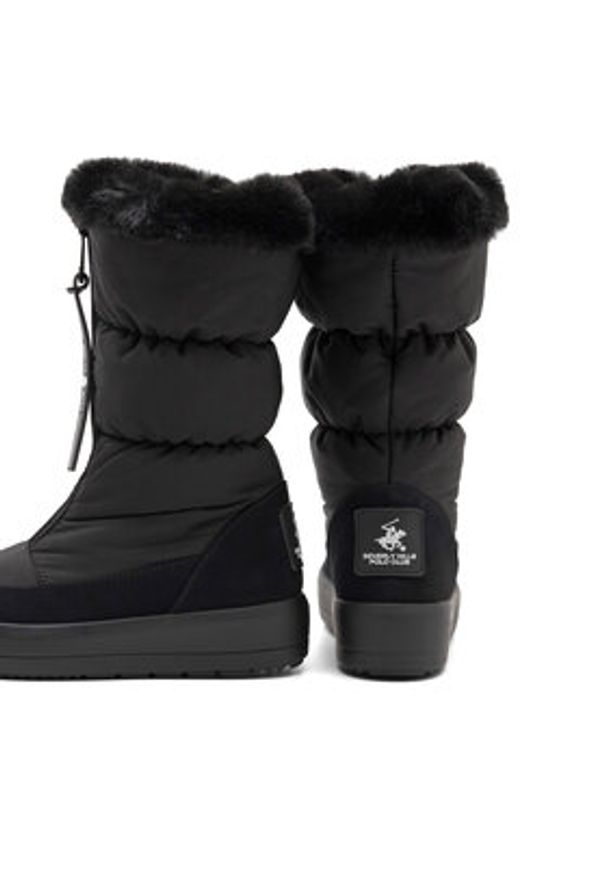 Beverly Hills Polo Club Śniegowce WS19001-04 Czarny. Kolor: czarny. Materiał: materiał