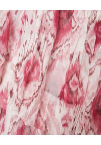 ZIMMERMANN - Różowa jedwabna spódnica. Kolor: różowy, wielokolorowy, fioletowy. Materiał: jedwab. Wzór: aplikacja #4