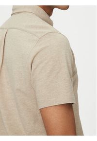 Polo Ralph Lauren Koszula 710798291020 Beżowy Regular Fit. Typ kołnierza: polo. Kolor: beżowy. Materiał: bawełna #4