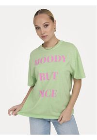 only - ONLY T-Shirt Rilly 15316994 Zielony Regular Fit. Kolor: zielony. Materiał: bawełna #7