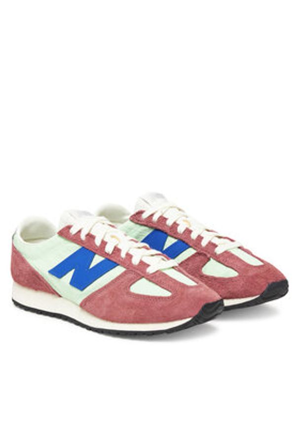 New Balance Sneakersy U471VBB M Bordowy. Kolor: czerwony. Materiał: skóra, zamsz