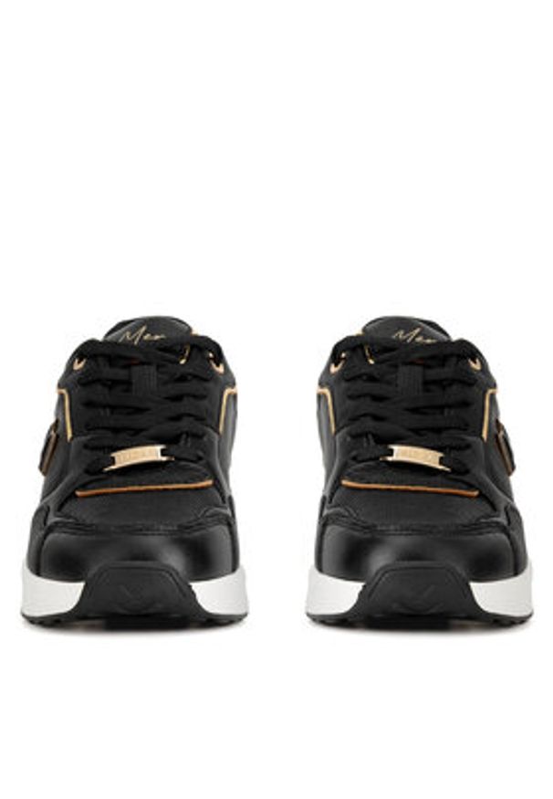 MEXX Sneakersy MI001009543W Czarny. Kolor: czarny. Materiał: skóra