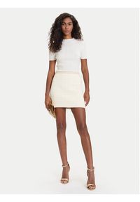 Marciano Guess Spódnica mini 5BGD08 7394A Écru Regular Fit. Materiał: syntetyk #3