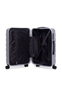 Gino Rossi - GINO ROSSI Walizka średnia CEO-GIN-M-003-05-SILVER2 Srebrny. Kolor: srebrny #4