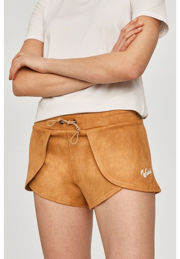 Waikiki Vibe - Szorty. Okazja: na co dzień. Kolor: brązowy. Materiał: dzianina. Styl: casual