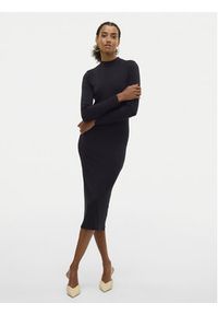 Vero Moda Sukienka codzienna Mary 10314441 Czarny Slim Fit. Okazja: na co dzień. Kolor: czarny. Materiał: wiskoza. Typ sukienki: proste. Styl: casual #3