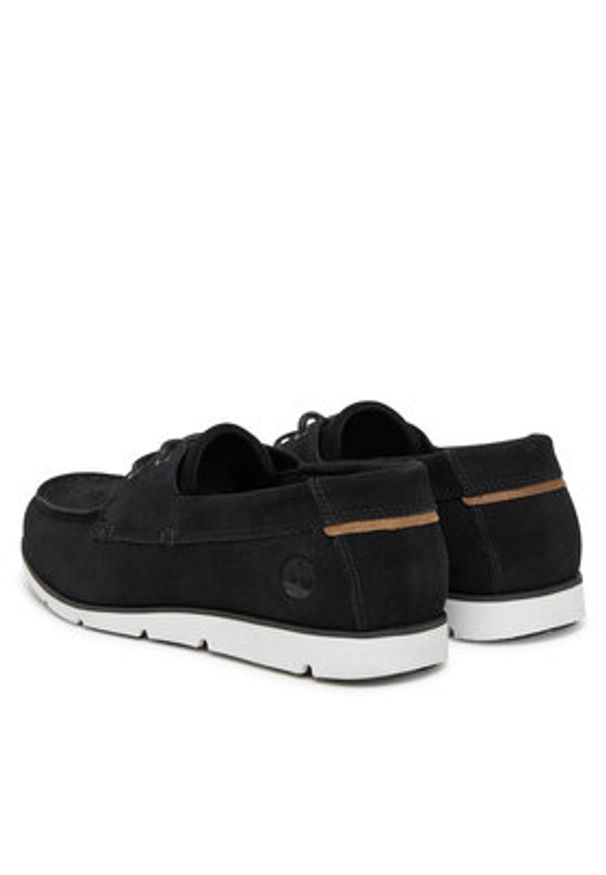 Timberland Mokasyny Grafton Bay TB0A42X7EK41 Czarny. Kolor: czarny. Materiał: skóra, zamsz