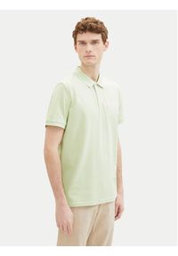 Tom Tailor Polo 1031006 Zielony Regular Fit. Typ kołnierza: polo. Kolor: zielony. Materiał: bawełna #5