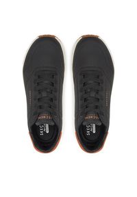 skechers - Skechers Sneakersy Uno - Suited On Air 183004/BLK Czarny. Kolor: czarny. Materiał: skóra