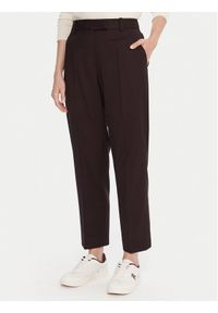 TOMMY HILFIGER - Tommy Hilfiger Chinosy WW0WW48353 Bordowy Slim Fit. Kolor: czerwony. Materiał: syntetyk, wełna #1