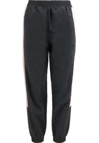 GALEO - Damskie Spodnie Onpmea Loose Fit - Komfort i Styl. Kolor: różowy. Materiał: dresówka. Wzór: paski #2