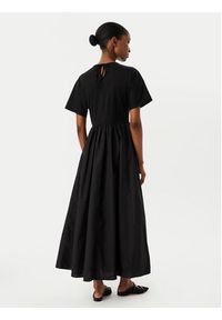 Weekend Max Mara Sukienka codzienna Brozno 2515621082 Czarny Relaxed Fit. Okazja: na co dzień. Kolor: czarny. Materiał: bawełna. Typ sukienki: proste. Styl: casual #4