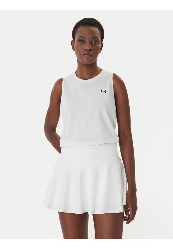 Under Armour Koszulka techniczna Tech™ 1383655 Biały Loose Fit. Kolor: biały. Materiał: syntetyk