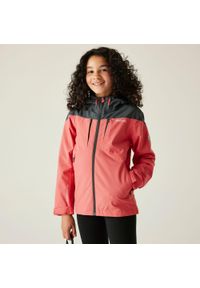 Regatta - Dziecięca kurtka Highton VI Waterpoof. Kolor: różowy. Materiał: poliester, tkanina #1
