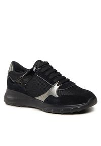 Geox Sneakersy D Alleniee D35LPA 0AS22 C9997 Czarny. Kolor: czarny. Materiał: materiał #3