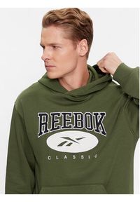 Reebok Bluza Archive Essentials II0689 Zielony Regular Fit. Kolor: zielony. Materiał: syntetyk