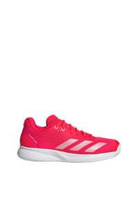 Adidas - Buty Courtflash Speed 2 Tennis. Kolor: czerwony, biały, wielokolorowy. Materiał: materiał. Sport: turystyka piesza, tenis