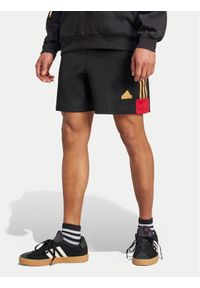 Adidas - adidas Szorty sportowe House of Tiro Nations IW8868 Czarny Regular Fit. Kolor: czarny. Materiał: bawełna. Styl: sportowy