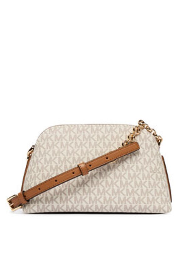 MICHAEL Michael Kors Torebka Freddie 32T6GX4C1B Kremowy. Kolor: kremowy. Materiał: skórzane