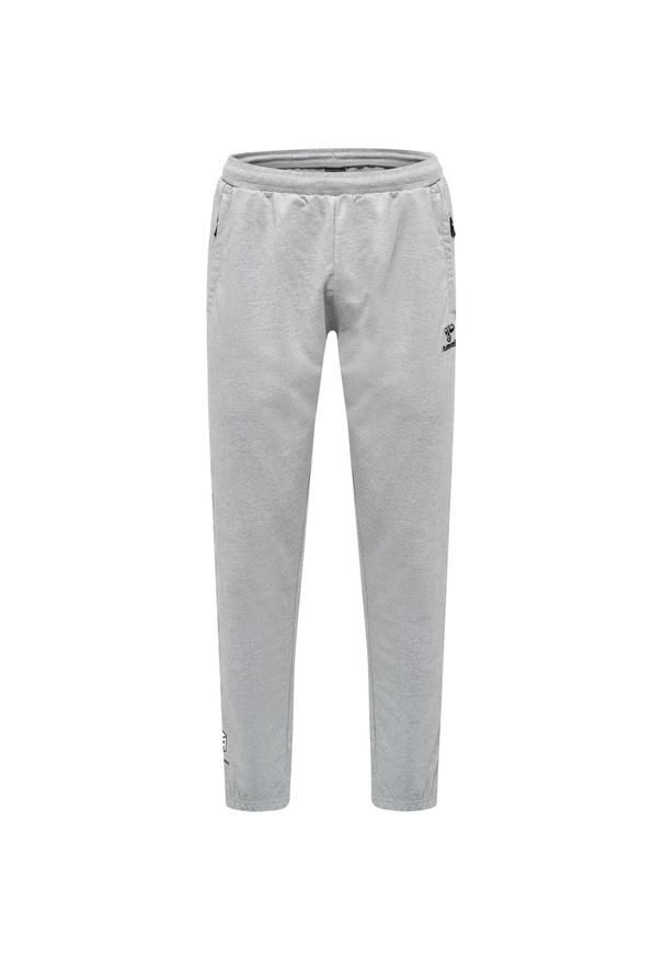 Spodnie sportowe do joggingu Hummel Move Grid. Kolor: szary. Materiał: dresówka. Styl: sportowy