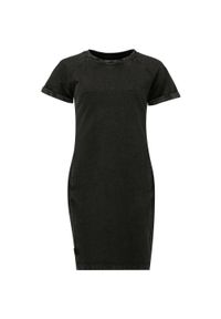 ZONE PERFECT - Sukienka damska LOAP Demara denim bawełniany — Czarny, L. Kolor: czarny. Materiał: denim, bawełna. Sezon: lato. Typ sukienki: sportowe. Styl: sportowy #1