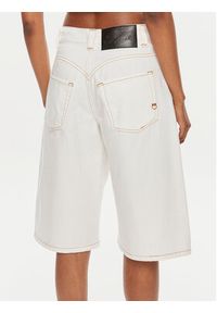 Pinko Szorty jeansowe Xmen 103626 A1VD Biały Regular Fit. Kolor: biały. Materiał: jeans, bawełna #4