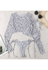 Intica - Dwuczęściowy strój kąpielowy z długim rękawem na lato Milinka. Kolor: wielokolorowy. Materiał: materiał. Długość: długie #1