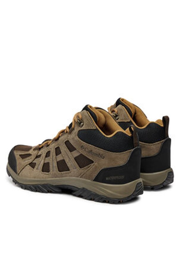 columbia - Columbia Trekkingi Redmond™ III Mid Waterproof Walking Shoe 1940581 Brązowy. Kolor: brązowy. Materiał: zamsz, skóra. Sport: turystyka piesza