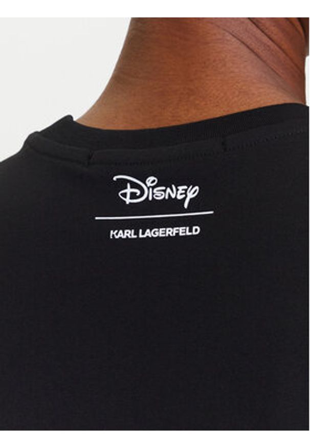 Karl Lagerfeld - KARL LAGERFELD T-Shirt A3W17090 Biały Regular Fit. Typ kołnierza: dekolt w karo. Kolor: biały. Materiał: bawełna