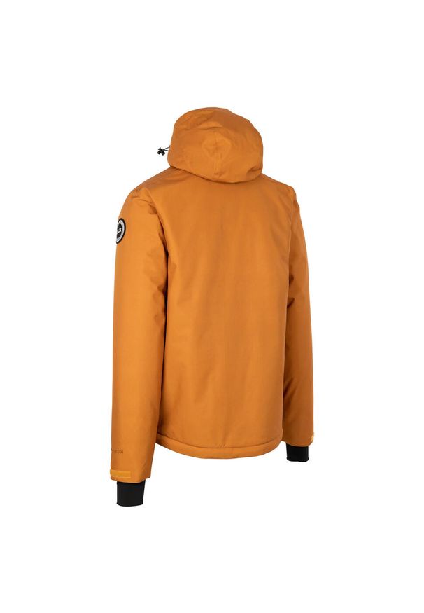 TRESPASS - Męska Kurtka Narciarska Graham DLX. Kolor: czerwony, wielokolorowy, pomarańczowy. Sezon: zima. Sport: narciarstwo