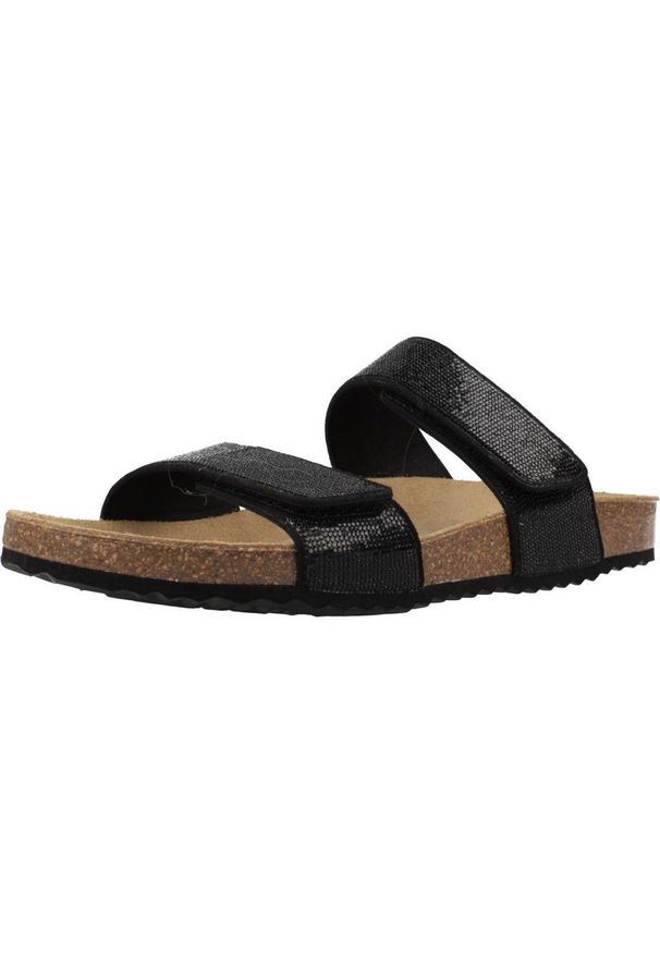 Geox - Sandały GEOX D BRIONIA R Czarny. Kolor: czarny. Materiał: syntetyk. Sport: turystyka piesza