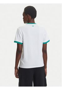 Adidas - adidas T-Shirt Retro Tennis JY0276 Biały Regular Fit. Kolor: biały. Materiał: bawełna. Styl: retro #5