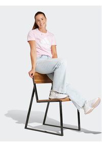 Adidas - adidas T-Shirt Essentials Logo GL0726 Różowy Regular Fit. Kolor: różowy. Materiał: bawełna #4