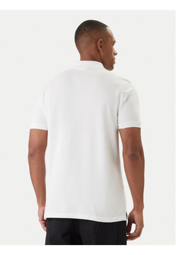 Reebok Polo Breen RK25562CCM Biały Regular Fit. Typ kołnierza: polo. Kolor: biały. Materiał: bawełna