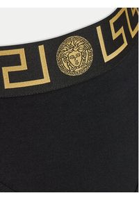 VERSACE - Versace Figi klasyczne z wysokim stanem AUD01050 1A10011 Czarny. Stan: podwyższony. Kolor: czarny. Materiał: bawełna #3