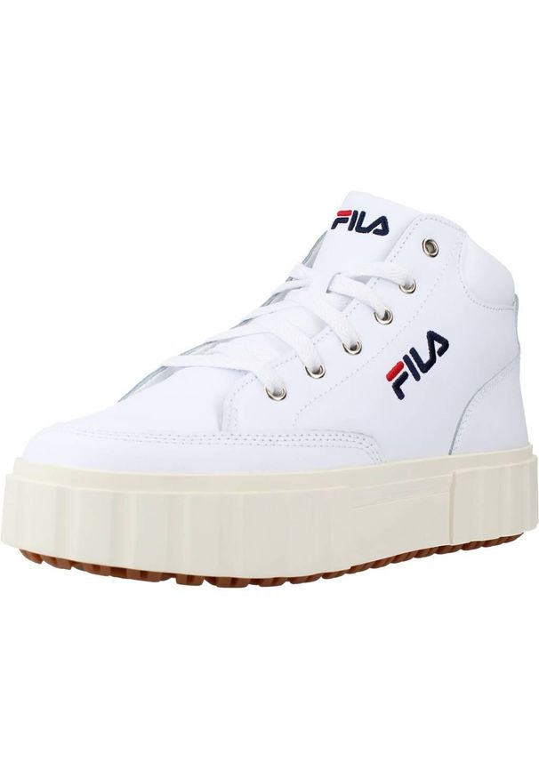 Buty do chodzenia damskie Fila Sandblast. Kolor: biały, wielokolorowy. Materiał: tkanina. Sport: turystyka piesza