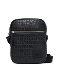 Hugo - HUGO Saszetka 50547249 Czarny. Kolor: czarny. Materiał: skóra