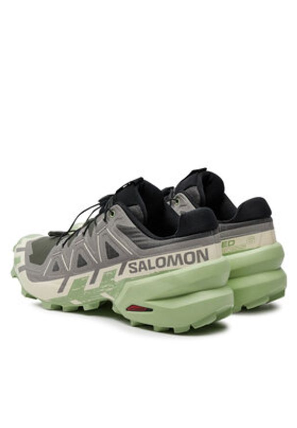 salomon - Salomon Buty do biegania Speedcross 6 L47582000 Szary. Kolor: szary. Materiał: materiał. Model: Salomon Speedcross