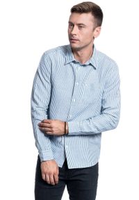 Wrangler - KOSZULA MĘSKA WRANGLER LS 1PKT SHIRT REAL WHITE W5A9LOXW1 112130088 #5