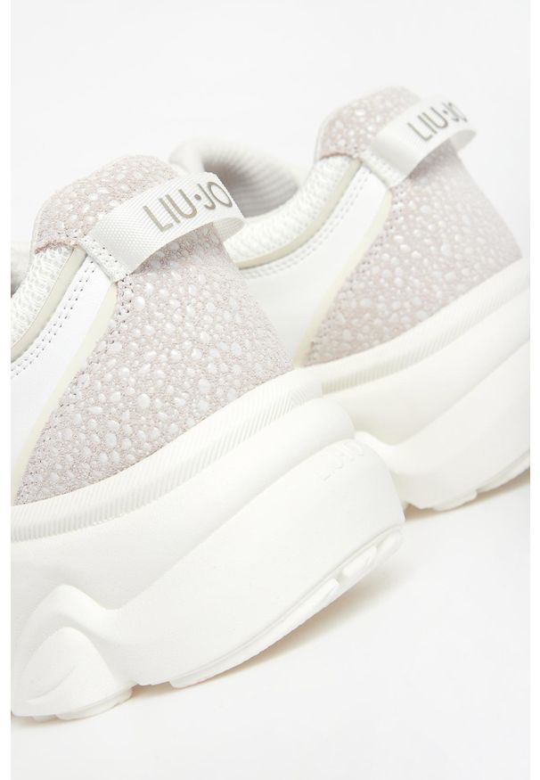 Liu Jo - Sneakersy damskie skórzane LIU JO. Materiał: skóra