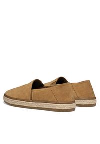 Geox Espadryle U Pantelleria U55DWA 00022 C6018 Brązowy. Kolor: brązowy. Materiał: zamsz, skóra