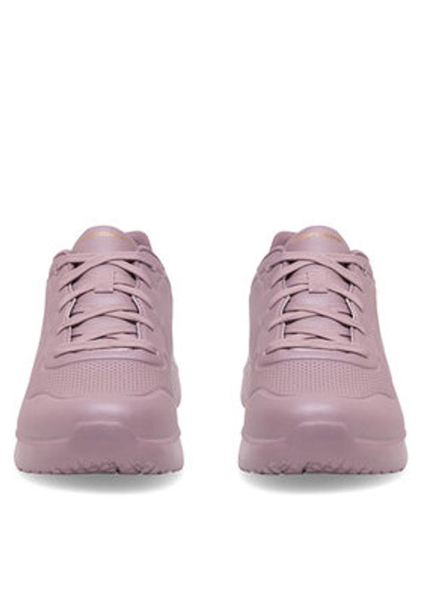 skechers - Skechers Sneakersy Uno Light 8750063/DKMV Różowy. Kolor: różowy. Materiał: skóra