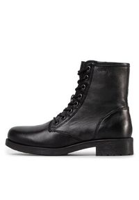 Geox Botki D Rawelle A D046RA 000TU C9999 Czarny. Kolor: czarny. Materiał: skóra